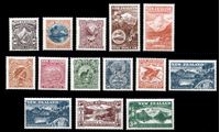 Изображение Новая Зеландия 1998 г. SC# 1508-21 • 40 c. - 1.80$ • репринт серии 1898 г. • MNH OG XF • полн. серия ( кат.- $17 )