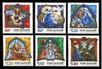Изображение Новая Зеландия 1999 г. SC# 1608-13 • 40 c. - 1.80$ • Рождество • MNH OG XF • полн. серия ( кат.- $10 )
