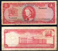 Image de Тринидад и Тобаго 1964 г. P# 26b • 1 доллар • Елизавета II • регулярный выпуск • F