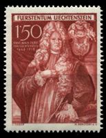 Изображение Лихтенштейн 1949 г. SC# 242 • 150 rp. • 250-летие титула герцогов Шеленберг • принц Андреас • MLH OG XF
