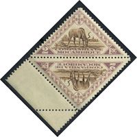 Изображение Мозамбика Компания 1937 г. SC# 190 • 2 e. • основной выпуск • антилопа • MNH OG XF+ • пара