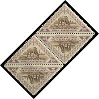 Изображение Мозамбика Компания 1937 г. SC# 190 • 2 e. • основной выпуск • антилопа • MNH OG XF • кв.блок