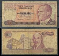 Bild von Турция 1994 г. P# 194 • 100 лир • Кемаль Ататюрк • регулярный выпуск • F-