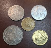 Picture of Иностранные монеты • Индонезия (набор 5 разных типов) • регулярный выпуск • VF-UNC