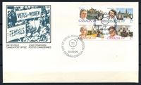 Изображение Канада 1981 г. SC# 879-82a • 17 c.(4) • Знаменитые женщины страны • Used(СГ) XF • полн. серия • кв.блок • КПД