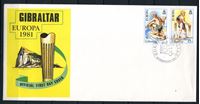 Изображение Гибралтар 1981 г. SC# 400-1 • 9 и 15 p. • выпуск Европа • деяния Геркулеса • Used(СГ) XF • полн. серия • КПД