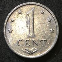 Изображение Голландские Антилы 1979 г. • KM# 8a • 1 цент • первый год чеканки типа • герб страны • регулярный выпуск • BU-