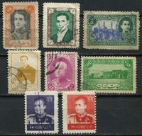 Изображение Иран • середина XX века • лот 8 разных старых марок • Used VF
