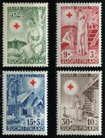 Изображение Финляндия 1949 г. SC# B94-7 • Финский Красный крест • благотворительный выпуск • MNH OG XF • полн. серия ( кат.- $6 )