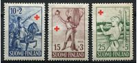 Изображение Финляндия 1955 г. SC# B132-4 • Финский Красный крест • благотворительный выпуск • MNH OG XF • полн. серия ( кат.- $6 )