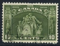 Изображение Канада 1934 г. SC# 209 • 10 c. • 150-летие иммиграции британских лоялистов из США • Used VF ( кат.- $7,5 )