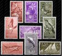 Изображение Испанские колонии лот 9 старинных марок / MNH OG VF / Фауна