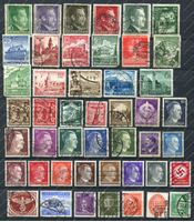 Изображение Германия 3-й рейх лот 45+ старых марок / USED F-VF