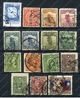 Изображение Китай лот 15 старых марок / USED F-VF