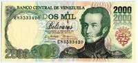 Изображение Венесуэла 1998 г. • 2000 боливаров • UNC пресс