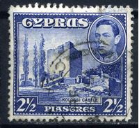 Изображение Кипр 1938-51 гг. Gb# 156 • 2 1/2 pi. Основной выпуск. Георг VI • Used VF ( кат.- £2,5 )