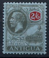 Изображение Антигуа 1921-29 гг. • Gb# 59 • 2sh.6d. Георг V • стандарт • MLH OG VF ( кат.- £18 )