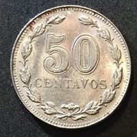Изображение Аргентина 1941 г. • KM# 39 • 50 сентаво • (год - тип) • регулярный выпуск • MS BU