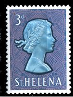 Изображение Святой Елены о-в 1961-65 гг. Gb# 179 • Елизавета II основной выпуск • 3d. • MNH OG XF