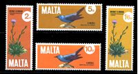 Изображение Мальта 1971 г. Gb# 432-5 • флора и фауна Мальты • MNH OG XF+ • полн. серия