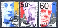 Изображение Нидерланды 1980 г. SC# 594-6 • Политики • MNH OG XF • полн. серия