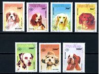 Изображение Вьетнам 1990 г. SC# 2098-2104 • собаки • Used(ФГ) XF • полн. серия