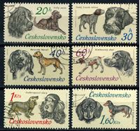 Изображение Чехословакия 1973 г. SC# 1896-1901 • собаки • MNH OG XF • полн. серия