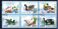 Изображение Вьетнам 1990 г. SC# 2055 • птицы • Used(ФГ) XF • полн. серия • блок 6м.