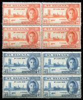 Изображение Святой Елены о-в 1946 г. Gb# 141-2 • выпуск Победы • MNH OG XF • кв. блоки