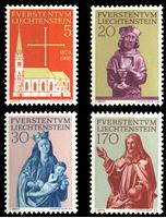 Изображение Лихтенштейн 1966 г. SC# 416-9 • Восстановление собора св. Флорина • MNH OG XF • полн. серия