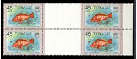 Изображение Тувалу 1979 г. SC# 108A • 45 c. • рифовая треска • MNH OG Люкс • кв.блок ( кат.- $8 )