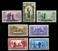 Изображение Италия 1931 г. • SC# 258-64 • 20 c. - 5 + 2.50 L. • 700 лет со дня смерти св. Антония Падуанского • MLH OG XF • полн. серия ( кат.- $90 )