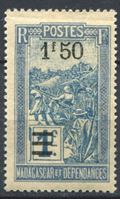 Изображение Мадагаскар 1922-7 гг. SC# 143 • 1.50 на 1 fr. • осн. выпуск • MLH OG VF