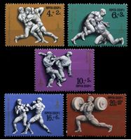 Изображение СССР 1977 г. • Сол# 4706-10 • Олимпиада-80, Москва. • благотворительный выпуск • MNH OG XF • полн. серия