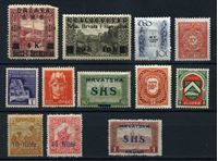 Изображение Иностранные марки • XX век • лот 12 старинных марок • MNH OG VF