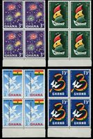 Изображение Гана 1960 г. • SC# 71-4 • 1/2 d. - 2 sh. • 3-я годовщина независимости • MNH OG XF • полн. серия • кв. блоки