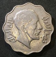 Изображение Ирак 1933 г. • KM# 98 • 10 филсов • король Фейсал I • регулярный выпуск • BU- ( кат.- $50,00 )