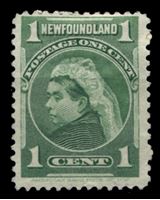 Изображение Ньюфаундленд 1897-1918 гг. Gb# 85a • 1 с. • королева Виктория • MH OG VF ( кат.- £17 )