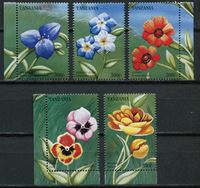 Изображение Танзания 1996 г. SC# 1514 • 300 sh.(5) • Цветы • MNH OG XF ( кат.- $20 )