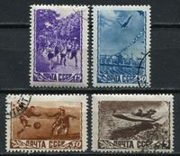 Изображение СССР 1948 г. • Сол# 1309-12 • Спорт в СССР • 2-й выпуск • Used VF • полн. серия