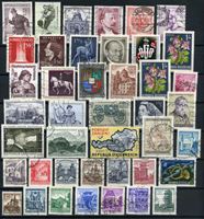 Изображение Австрия • вторая половина XX века • набор 40+ разных, старых марок • Used VF