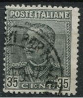 Изображение Италия 1928 - 1929 гг. • Mi# 283 • 35 c. • Виктор Эммануил III • стандарт • Used VF ( кат.- €7 )