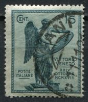 Изображение Италия 1921 г. • SC# 138 • 15 c.. • 3-я годовщина победы при Пьяве • Used VF ( кат.- $10 )