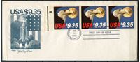 Bild von США 1983 г. • Сол# 1909A • $9.35(3) • гашение - Космический центр им. президента Кеннеди • белоголовый орёл • из буклета • сцепка 3 м. • КПД • Used(СГ) XF